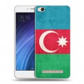 Дизайнерский силиконовый чехол для Xiaomi RedMi 4A Флаг Азербайджана