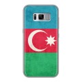 Дизайнерский силиконовый чехол для Samsung Galaxy S8 Plus Флаг Азербайджана