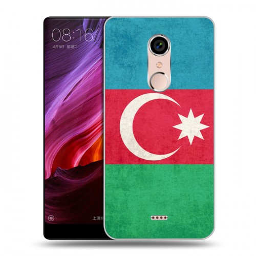 Дизайнерский силиконовый чехол для BQ Strike Selfie Max Флаг Азербайджана