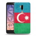 Дизайнерский силиконовый чехол для Alcatel A7 XL Флаг Азербайджана