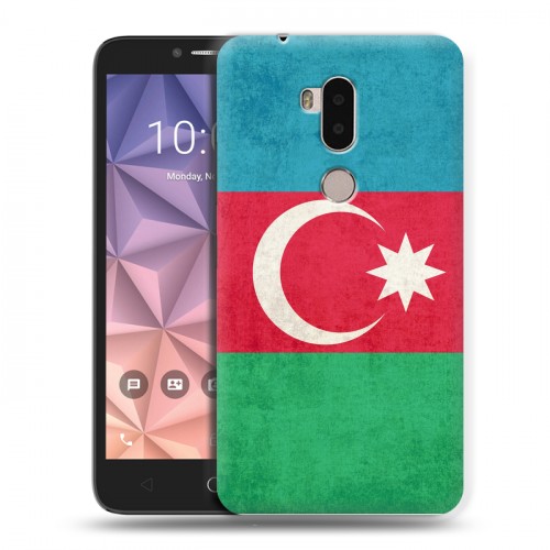 Дизайнерский силиконовый чехол для Alcatel A7 XL Флаг Азербайджана