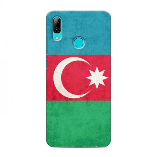 Дизайнерский пластиковый чехол для Huawei P Smart (2019) Флаг Азербайджана