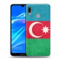 Дизайнерский пластиковый чехол для Huawei Y6 (2019) Флаг Азербайджана