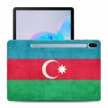 Дизайнерский силиконовый чехол для Samsung Galaxy Tab S6 Флаг Азербайджана