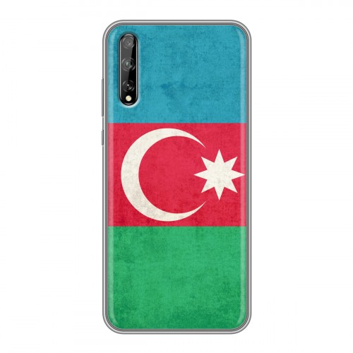 Дизайнерский силиконовый чехол для Huawei Y8p Флаг Азербайджана