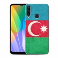 Дизайнерский пластиковый чехол для Huawei Y6p Флаг Азербайджана