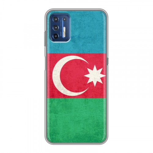 Дизайнерский силиконовый чехол для Motorola Moto G9 Plus Флаг Азербайджана