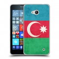 Дизайнерский силиконовый чехол для Microsoft Lumia 640 Флаг Азербайджана