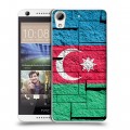 Дизайнерский силиконовый чехол для HTC Desire 626 Флаг Азербайджана