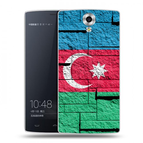 Дизайнерский силиконовый чехол для Homtom HT7 Флаг Азербайджана