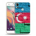 Дизайнерский силиконовый чехол для HTC Desire 10 Pro Флаг Азербайджана