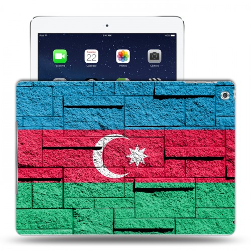 Дизайнерский пластиковый чехол для Ipad (2017) Флаг Азербайджана