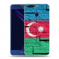 Дизайнерский пластиковый чехол для Huawei Honor 8 Pro Флаг Азербайджана