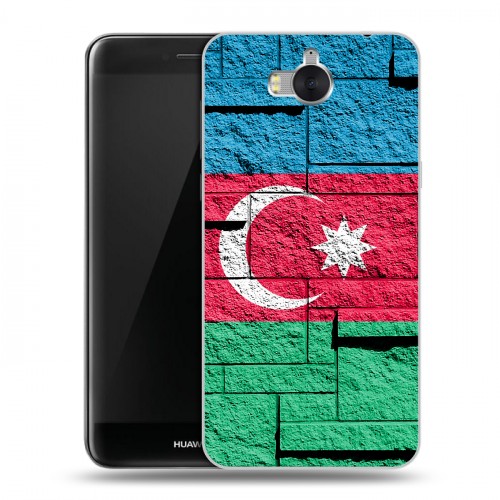 Дизайнерский пластиковый чехол для Huawei Y5 (2017) Флаг Азербайджана