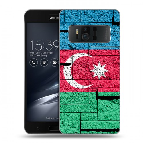 Дизайнерский силиконовый чехол для ASUS ZenFone AR Флаг Азербайджана
