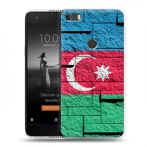 Дизайнерский силиконовый чехол для Alcatel Idol 5S Флаг Азербайджана