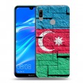 Дизайнерский пластиковый чехол для Huawei Y6 (2019) Флаг Азербайджана