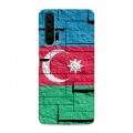 Дизайнерский силиконовый чехол для Huawei Honor 20 Pro Флаг Азербайджана
