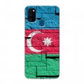 Дизайнерский силиконовый чехол для Samsung Galaxy M30s Флаг Азербайджана