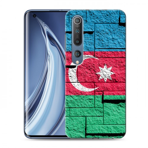Дизайнерский пластиковый чехол для Xiaomi Mi 10 Флаг Азербайджана
