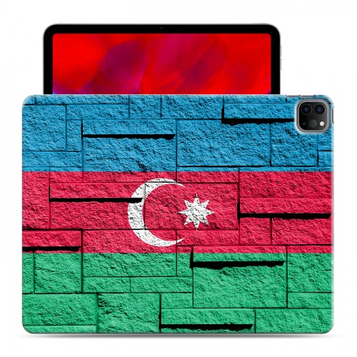 Дизайнерский пластиковый чехол для Ipad Pro 12.9 (2020) Флаг Азербайджана