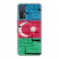 Дизайнерский силиконовый чехол для TCL 30 Флаг Азербайджана