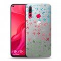 Полупрозрачный дизайнерский пластиковый чехол для Huawei Nova 4 Флаг Азербайджана