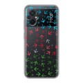 Полупрозрачный дизайнерский пластиковый чехол для Xiaomi Poco M5 Флаг Азербайджана