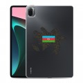 Полупрозрачный дизайнерский силиконовый чехол для Xiaomi Pad 5 Флаг Азербайджана