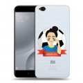 Полупрозрачный дизайнерский пластиковый чехол для Xiaomi Mi5C Флаг Азербайджана