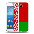 Дизайнерский пластиковый чехол для Samsung Galaxy Premier Флаг Белоруссии