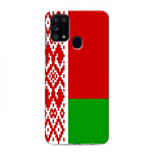 Дизайнерский силиконовый чехол для Samsung Galaxy M31 Флаг Белоруссии