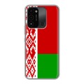 Дизайнерский силиконовый с усиленными углами чехол для Tecno Spark Go 2022 Флаг Белоруссии