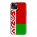 Дизайнерский пластиковый чехол для Iphone 14 Plus Флаг Белоруссии