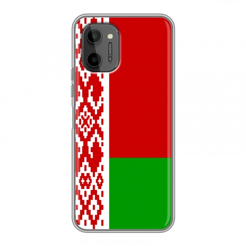 Дизайнерский пластиковый чехол для HTC Wildfire E Plus Флаг Белоруссии