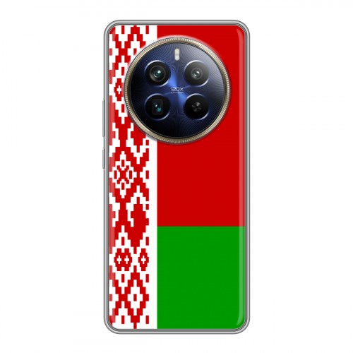 Дизайнерский пластиковый чехол для Realme 12 Plus 5G Флаг Белоруссии