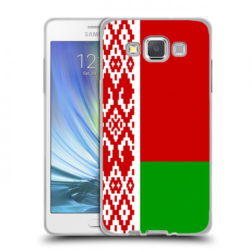 Дизайнерский пластиковый чехол для Samsung Galaxy A5 Флаг Белоруссии