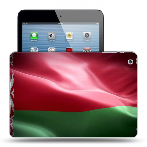 Дизайнерский силиконовый чехол для Ipad Mini Флаг Белоруссии
