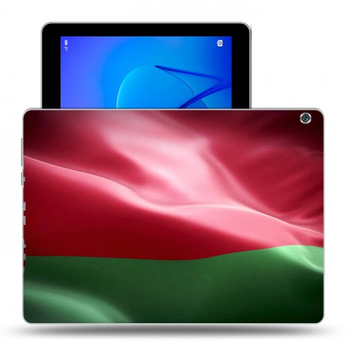 Дизайнерский силиконовый чехол для Huawei MediaPad M3 Lite 10 Флаг Белоруссии