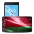 Дизайнерский силиконовый чехол для Lenovo Tab 4 7 Essential Флаг Белоруссии
