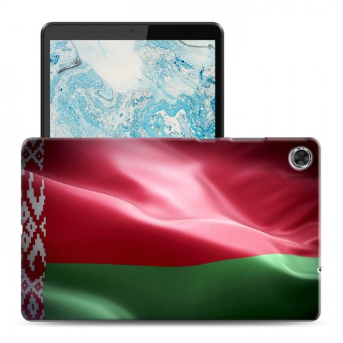 Дизайнерский силиконовый чехол для Lenovo Tab M8 Флаг Белоруссии