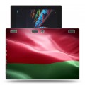 Дизайнерский силиконовый чехол для Lenovo Tab 2 A10 Флаг Белоруссии