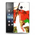 Дизайнерский пластиковый чехол для Sony Xperia acro S Флаг Белоруссии