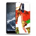 Дизайнерский пластиковый чехол для Nokia 5.1 Флаг Белоруссии