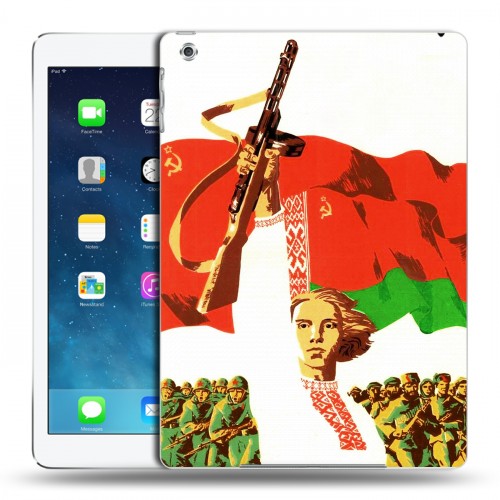 Дизайнерский силиконовый чехол для Ipad Air Флаг Белоруссии