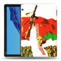 Дизайнерский силиконовый чехол для Huawei MediaPad T5 Флаг Белоруссии