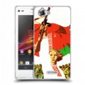 Дизайнерский пластиковый чехол для Sony Xperia L Флаг Белоруссии