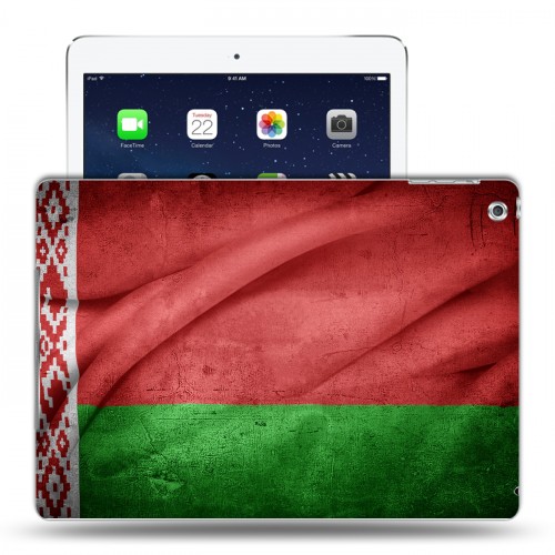 Дизайнерский силиконовый чехол для Ipad (2017) Флаг Белоруссии
