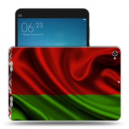 Дизайнерский силиконовый чехол для Xiaomi Mi Pad 2 Флаг Белоруссии