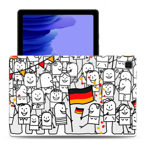 Дизайнерский силиконовый чехол для Samsung Galaxy Tab A7 10.4 (2020) Флаг Германии